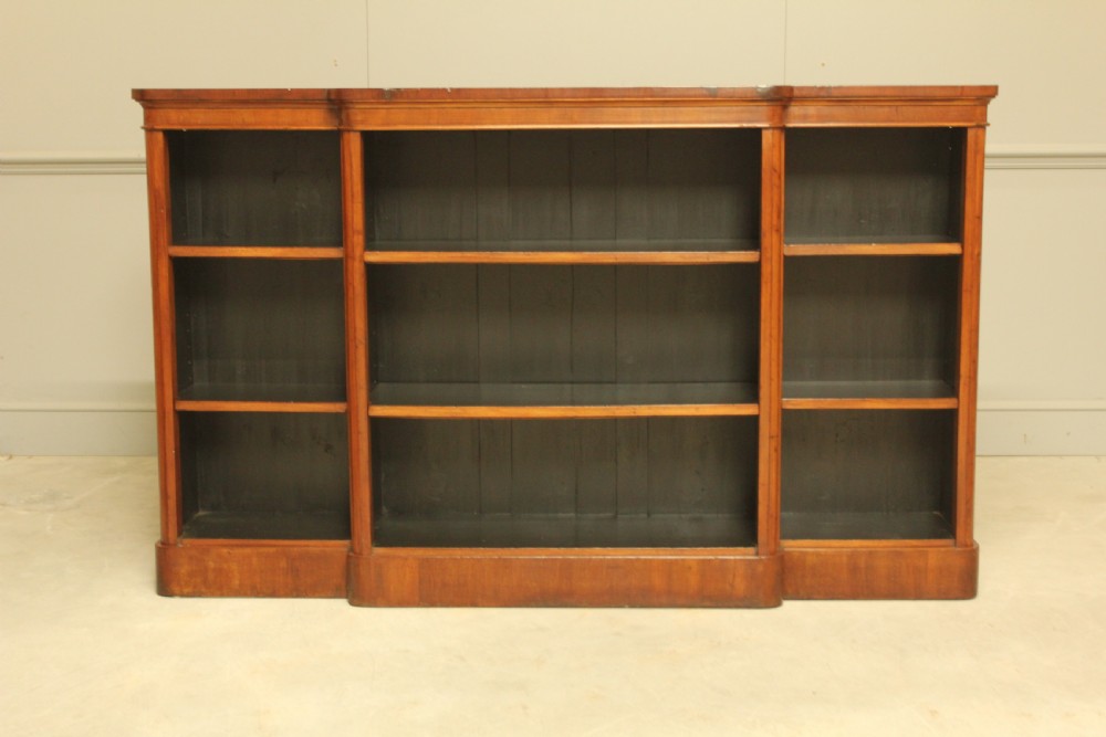 Victorian Mahogany Breakfront Bookcase View V