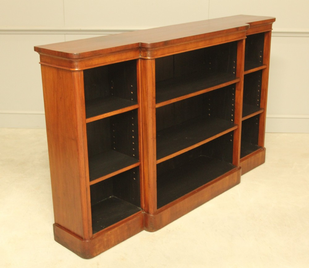 Victorian Mahogany Breakfront Bookcase View VII