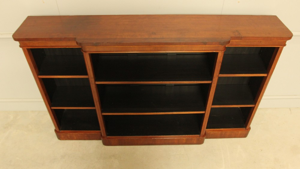Victorian Mahogany Breakfront Bookcase View IX