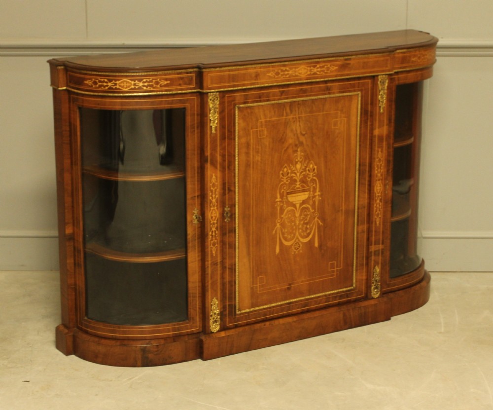  Victorian walnut credenza View III