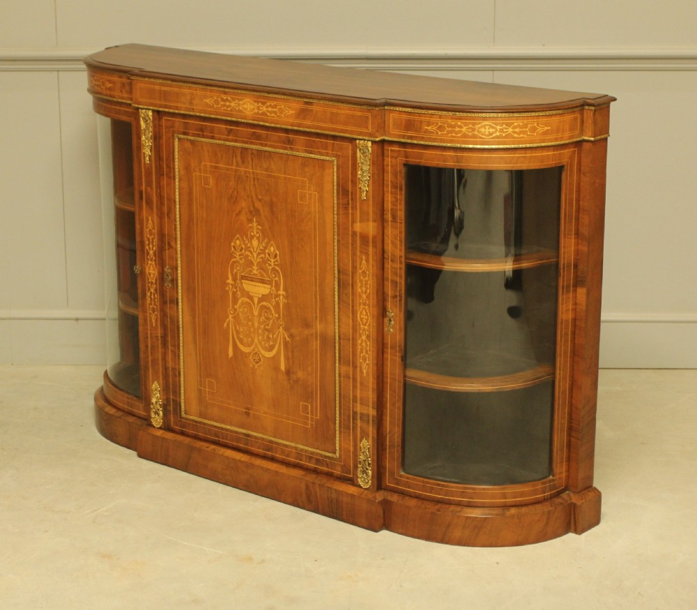  Victorian walnut credenza View IV