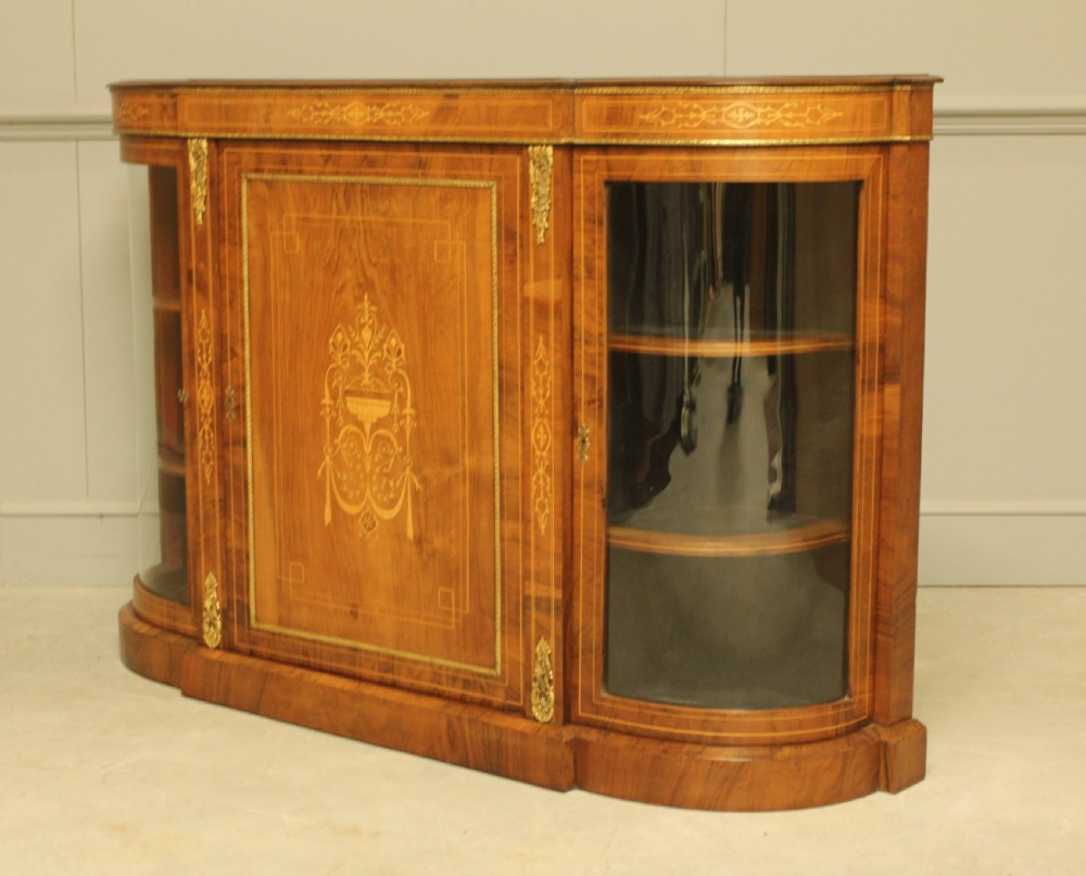  Victorian walnut credenza View VI
