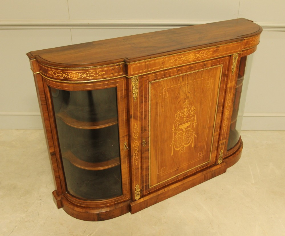  Victorian walnut credenza View VII
