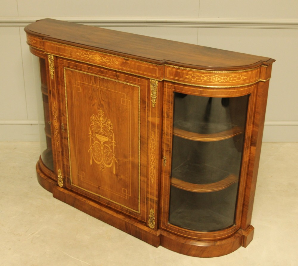  Victorian walnut credenza View VIII