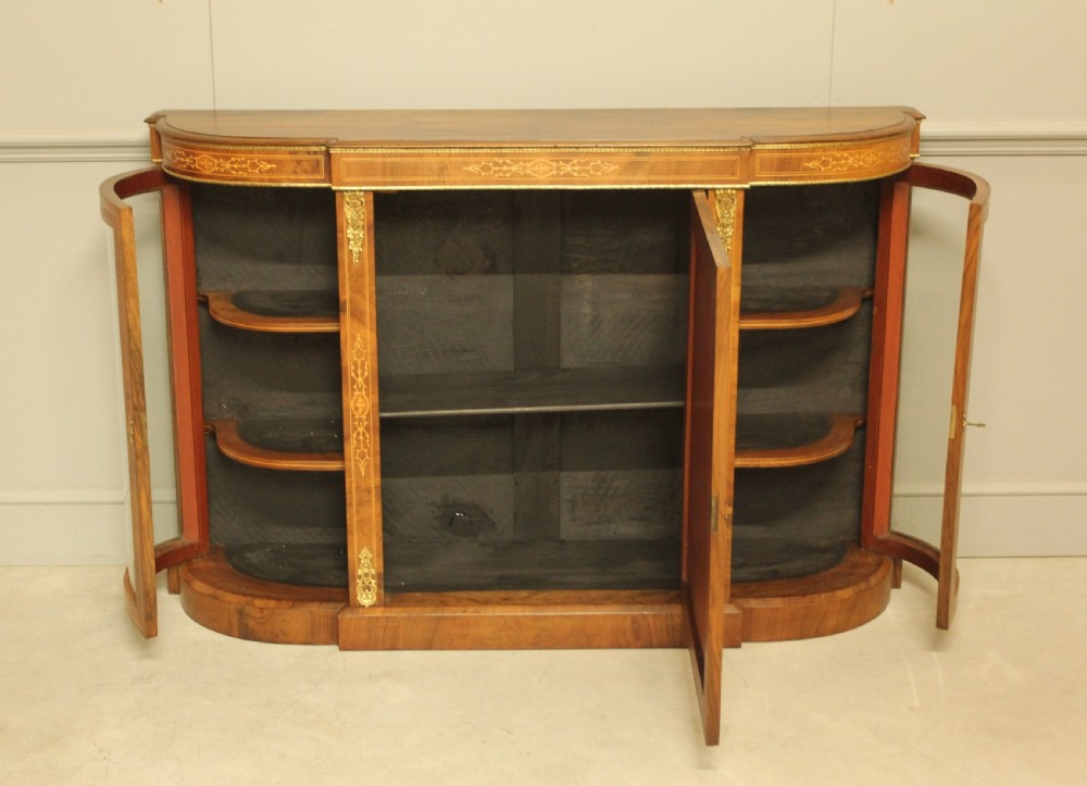 Victorian walnut credenza View IX
