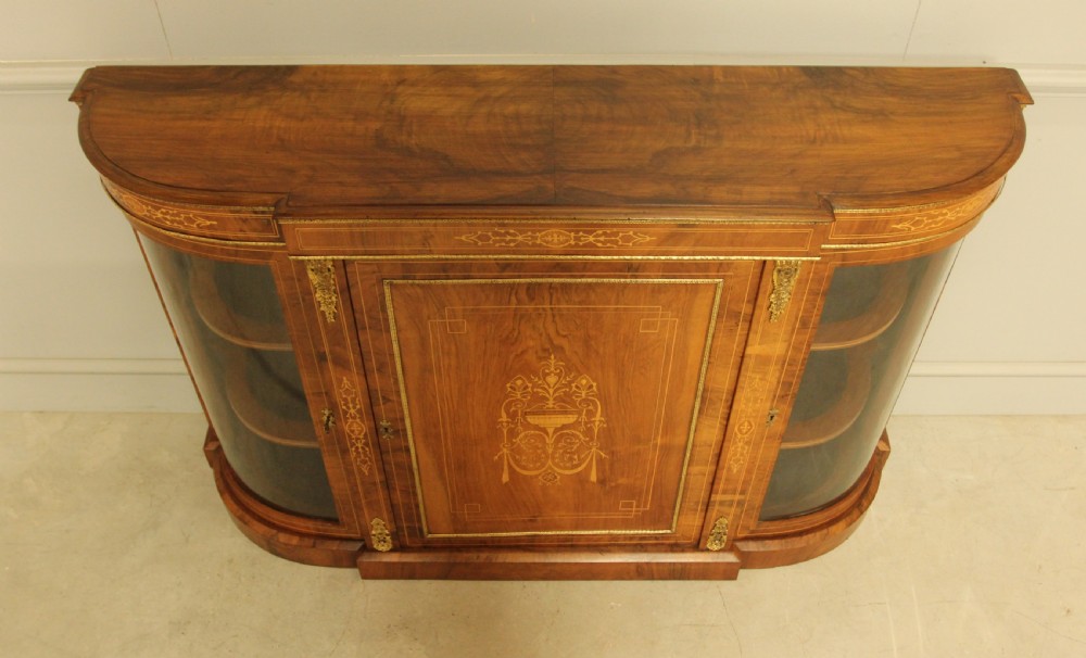  Victorian walnut credenza View X