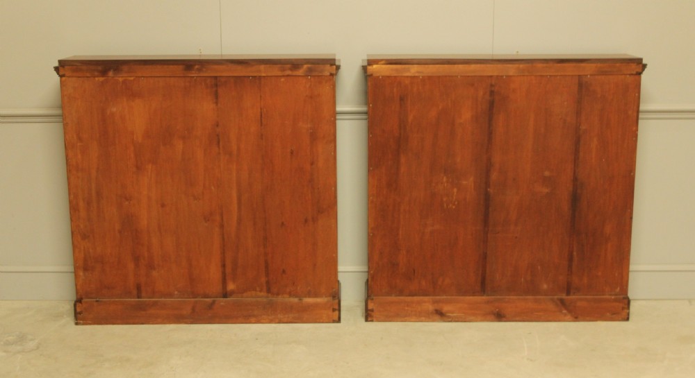 Pair of Danish Mahogany Open Bookcases View X