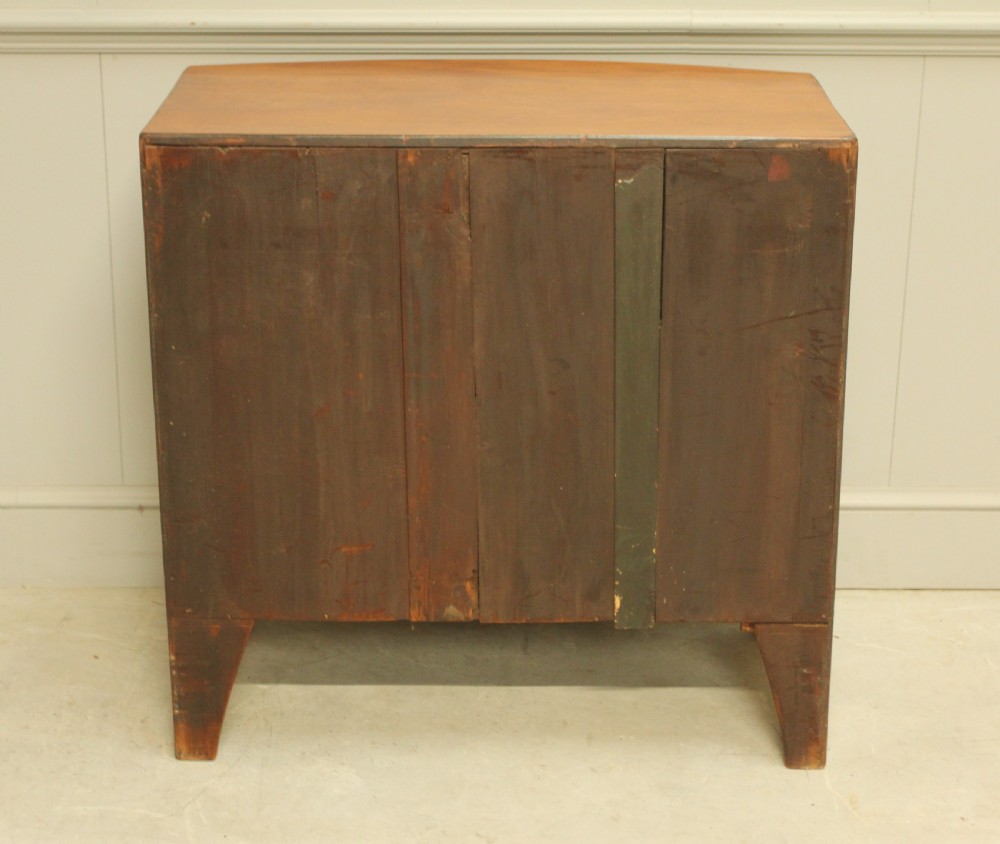 Regency Mahogany Bow-Fronted Chest – 4 Drawers View XI