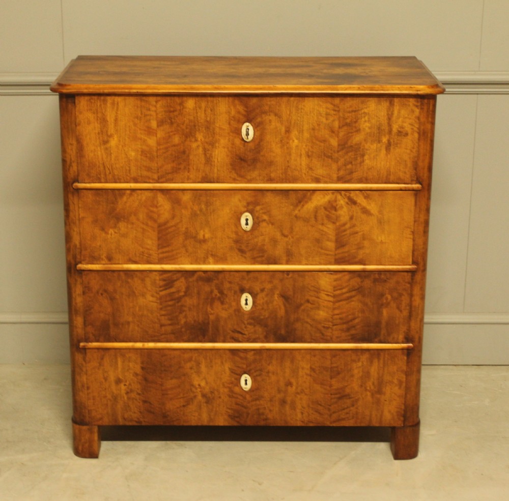 19th-Century Swedish Birch Chest of Drawers View II