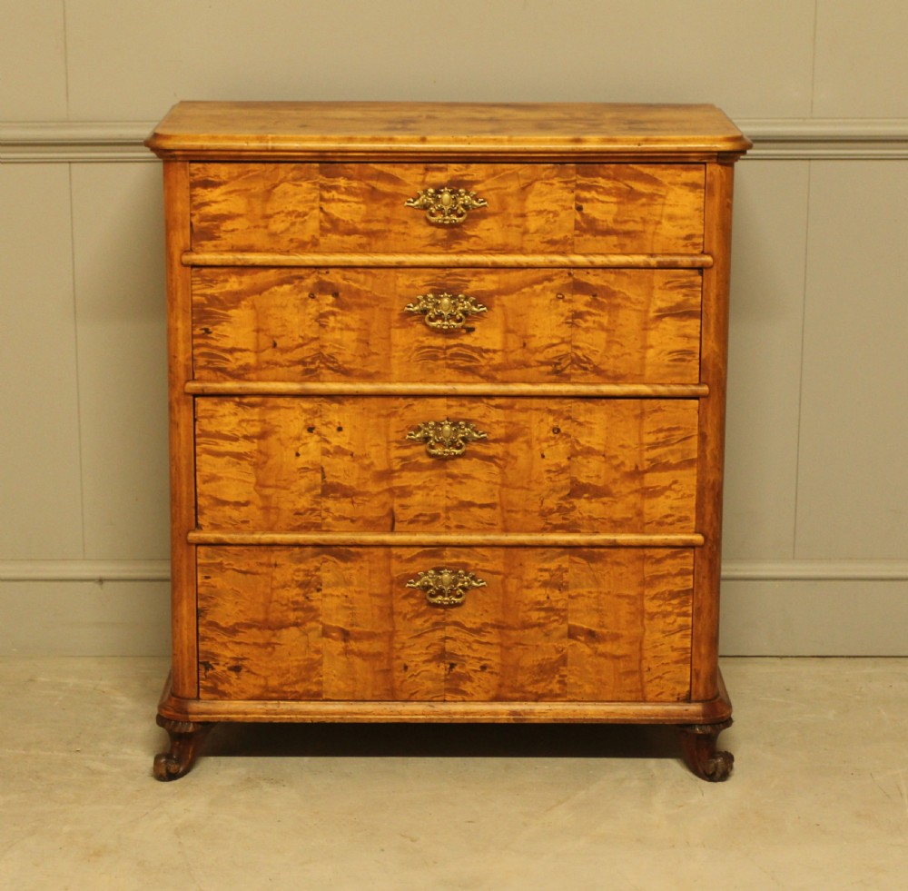 19th-Century Swedish Birch Chest of Drawers View II