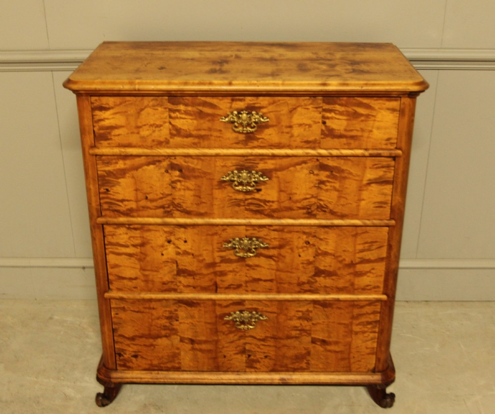 19th-Century Swedish Birch Chest of Drawers View III
