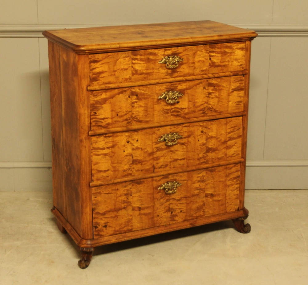 19th-Century Swedish Birch Chest of Drawers View V