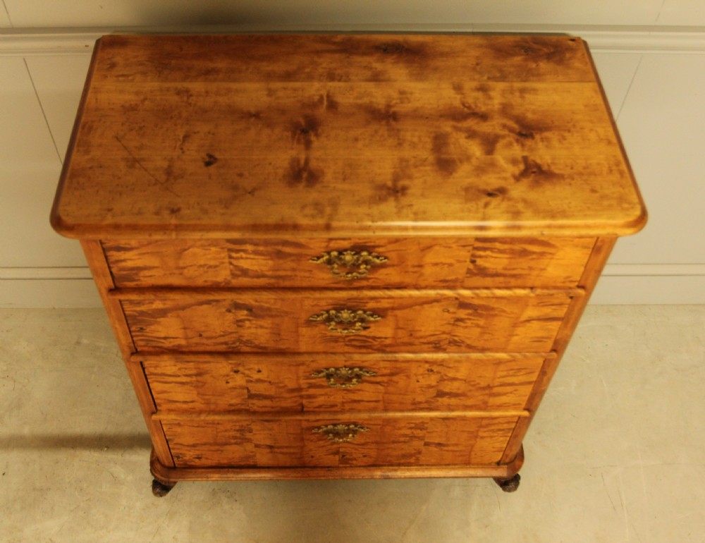19th-Century Swedish Birch Chest of Drawers View X