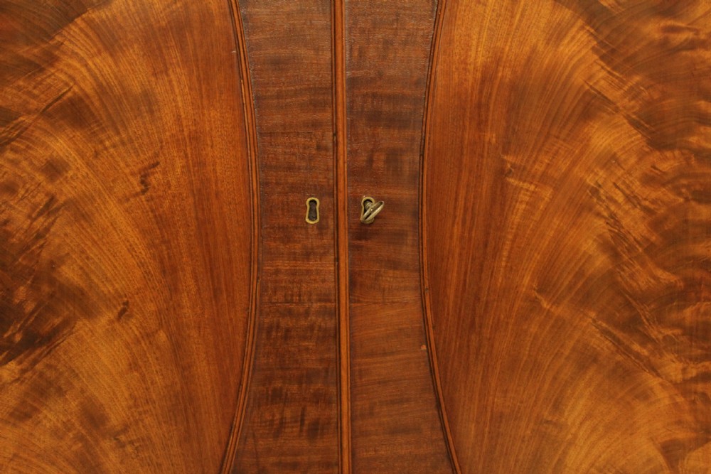 Regency Mahogany Linen Press View VIII