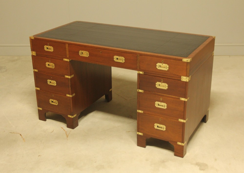 mahogany military desk from the early 20th century View VII