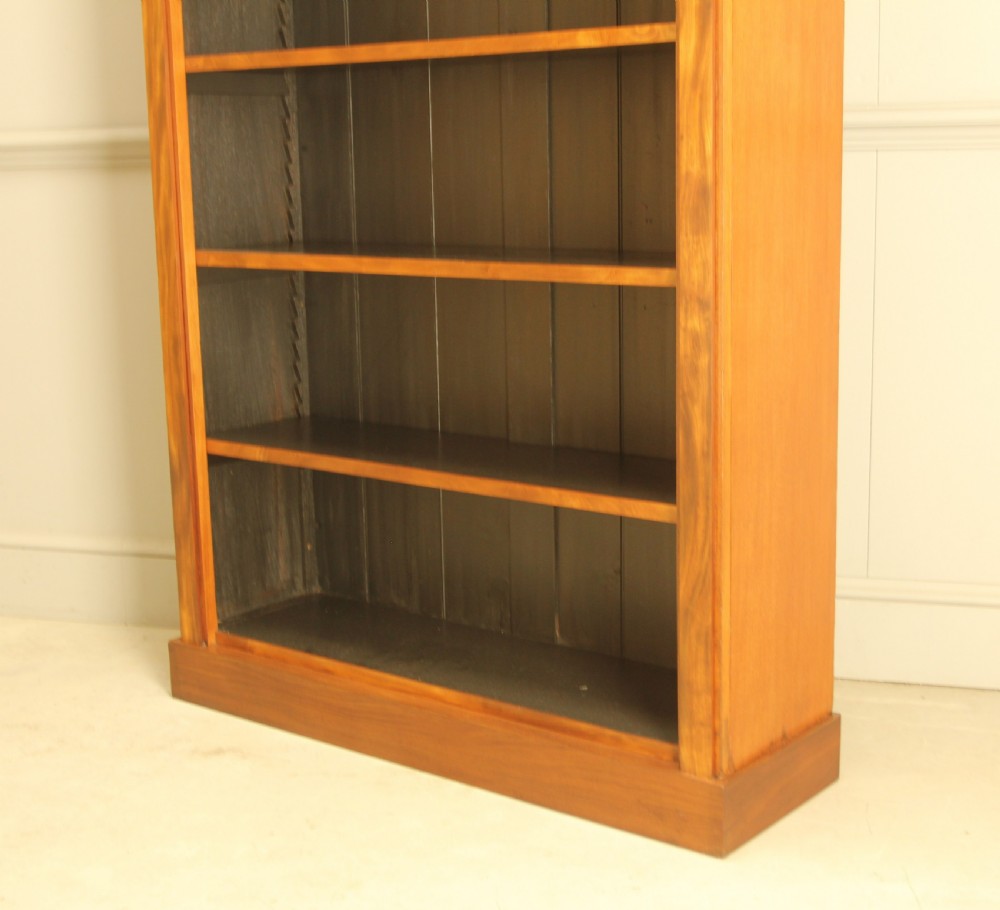 A handsome 19th-century mahogany tall open bookcase View VIII