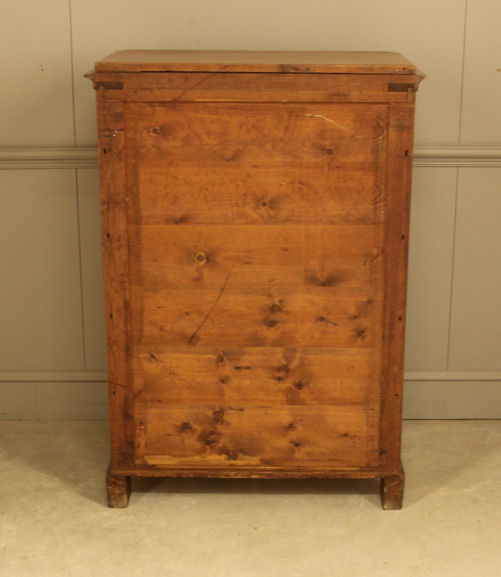 19th‑Century Swedish Burr Walnut Tall Chest of Drawers View VIII