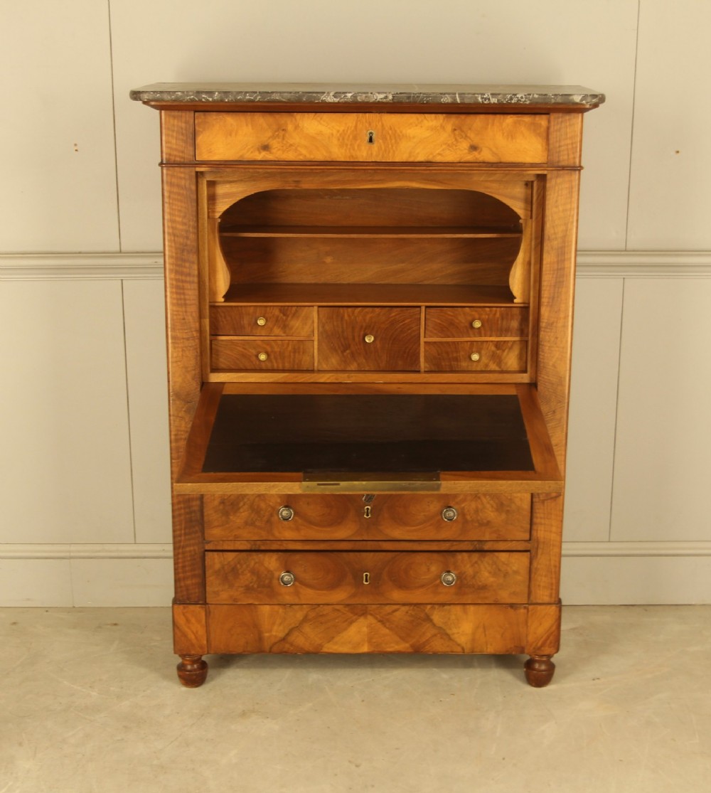 19th‑Century French Walnut Secretaire. View III