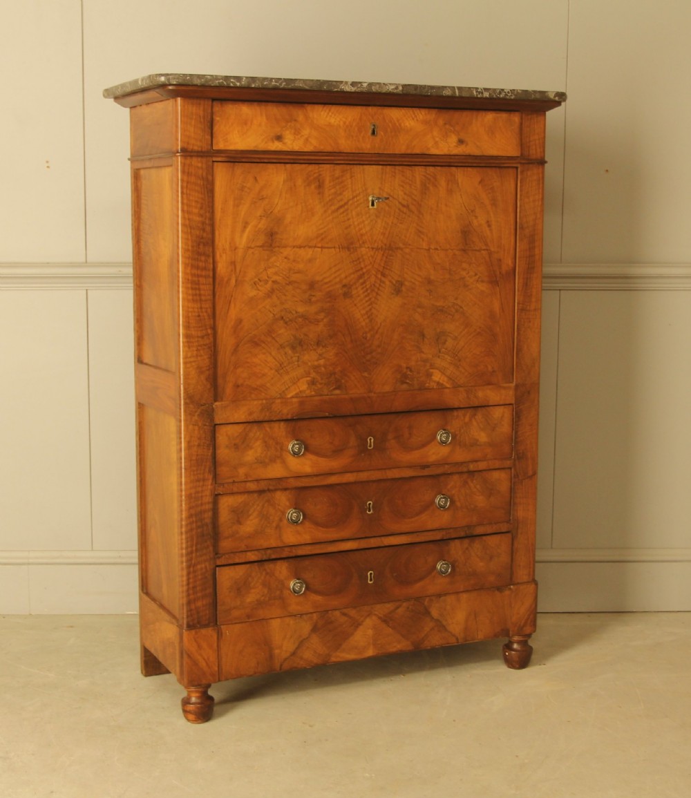 19th‑Century French Walnut Secretaire. View IV