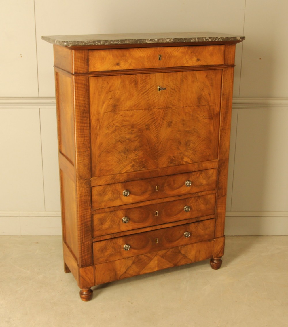 19th‑Century French Walnut Secretaire. View VI