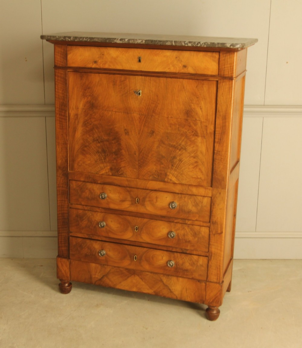 19th‑Century French Walnut Secretaire. View VII