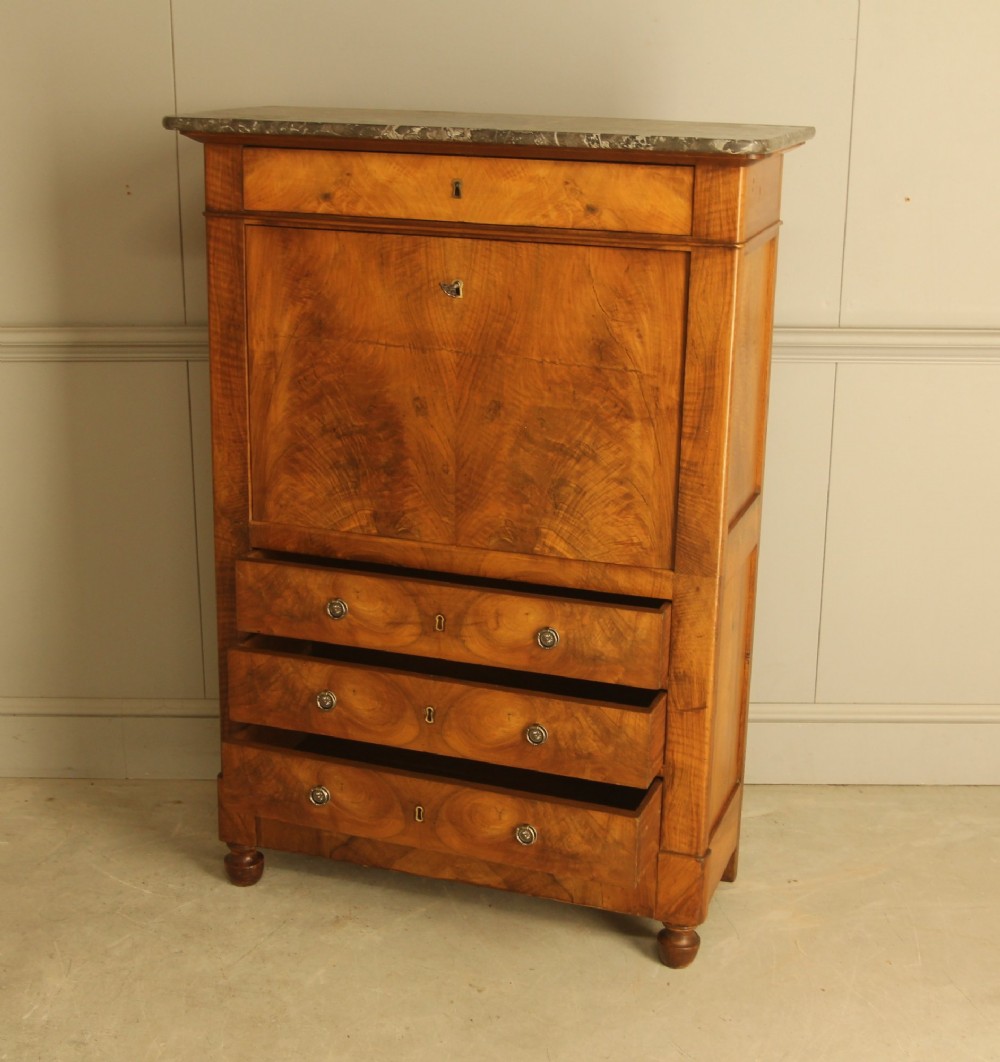 19th‑Century French Walnut Secretaire. View VIII