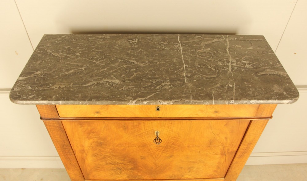 19th‑Century French Walnut Secretaire. View X