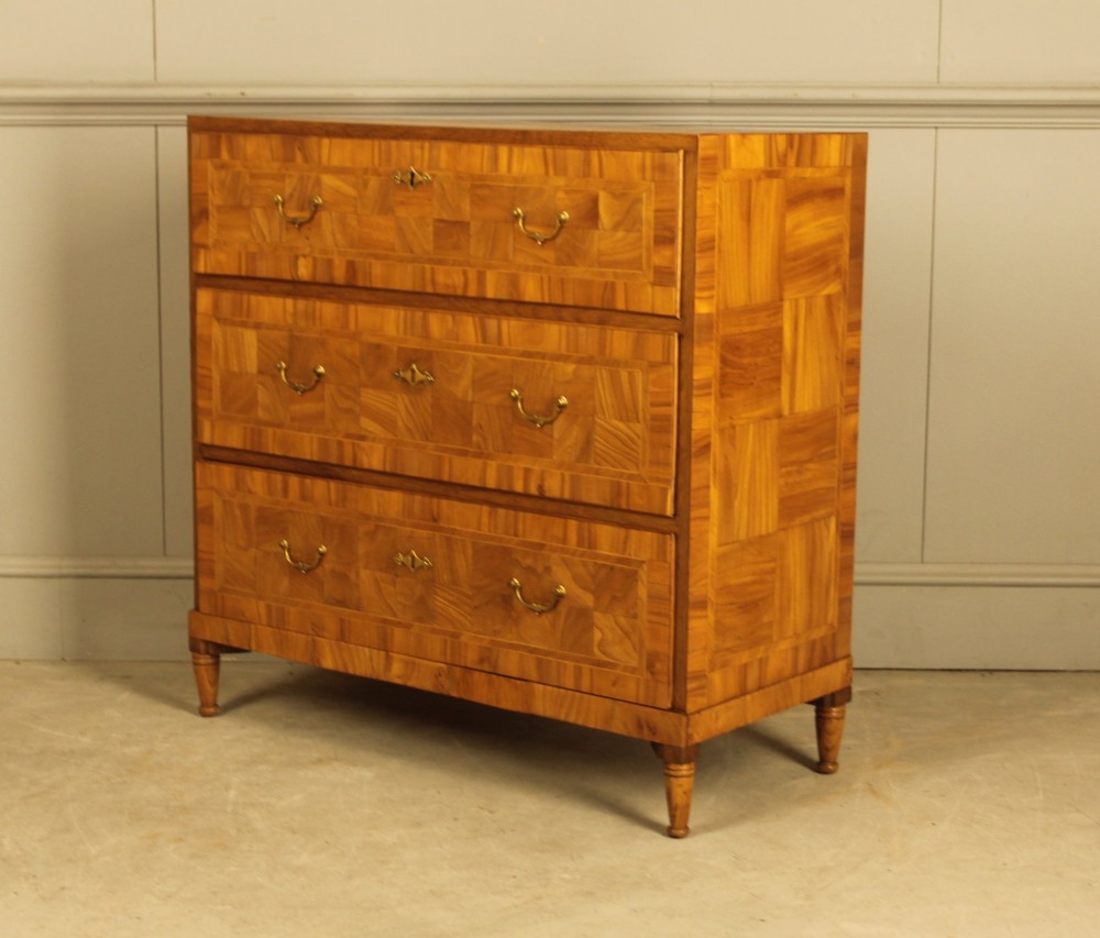 Early 19th‑Century walnut Danish Chest of Drawers View II
