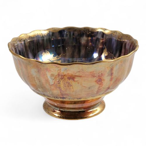 DAISY MAKEIGJONES FOR WEDGWOOD FAIRYLAND LUSTRE BOWL PATTERN Z4824 C1915 - ADDITIONAL PHOTO 1