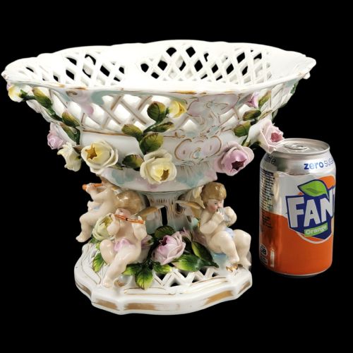 PLAUE SCHIERHOLZ LARGE MUSICAL PUTTI CENTREPIECE C1900 - ADDITIONAL PHOTO 12