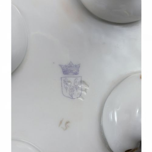 GERMAN SCHIERHOLZ PORCELAIN CENTREPIECE WITH CHERUBS C1907 - ADDITIONAL PHOTO 7