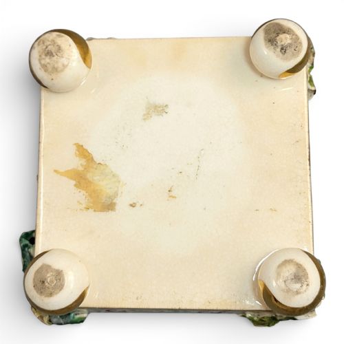 ANTIQUE GERMAN PORCELAIN INKSTAND WITH PYRAMIDAL SCHNEEBALLEN COVER C1800 - ADDITIONAL PHOTO 6