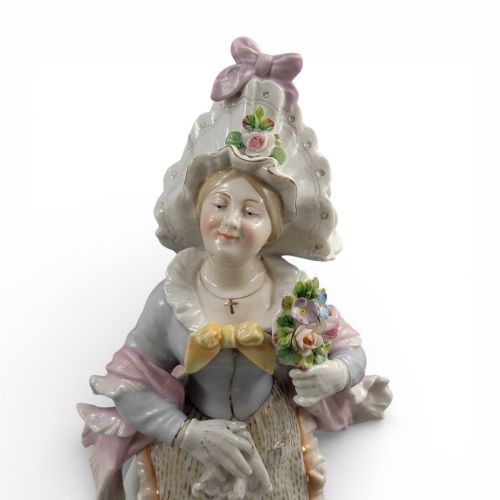 LATE 19TH CENTURY VOLKSTEDT PORCELAIN FIGURES GERMAN PAIR - ADDITIONAL PHOTO 11