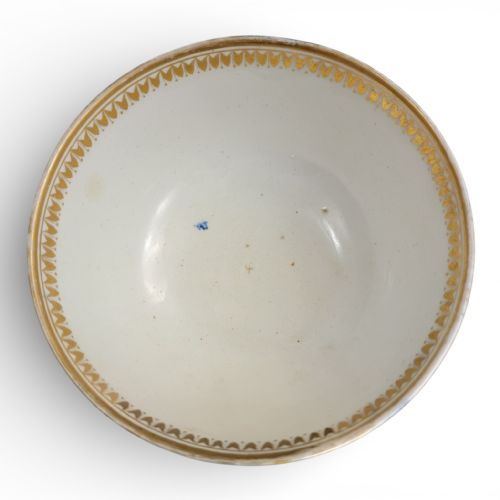 LATE GEORGIAN DERBY PORCELAIN CABINET BOWL WITH TITLED LANDSCAPES C1800 - ADDITIONAL PHOTO 7