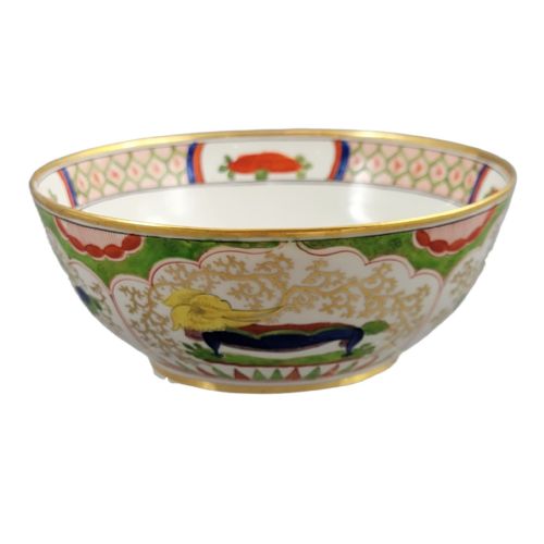 EARLY 19TH CENTURY WORCESTER PORCELAIN BOWL DRAGON IN COMPARTMENTS PATTERN C 1815 - ADDITIONAL PHOTO 4