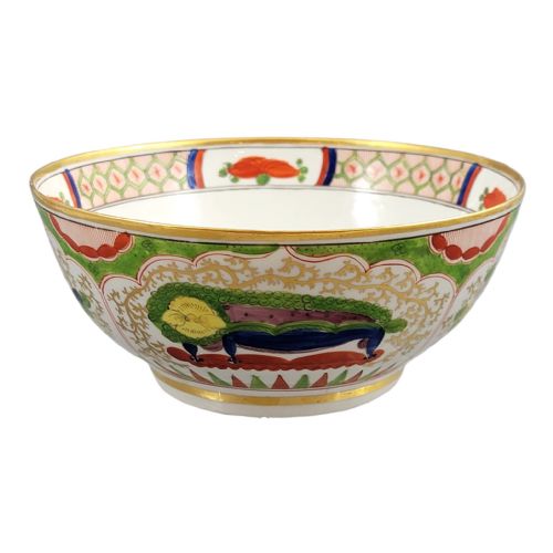 EARLY 19TH CENTURY WORCESTER PORCELAIN BOWL DRAGON IN COMPARTMENTS PATTERN C 1815 - ADDITIONAL PHOTO 8
