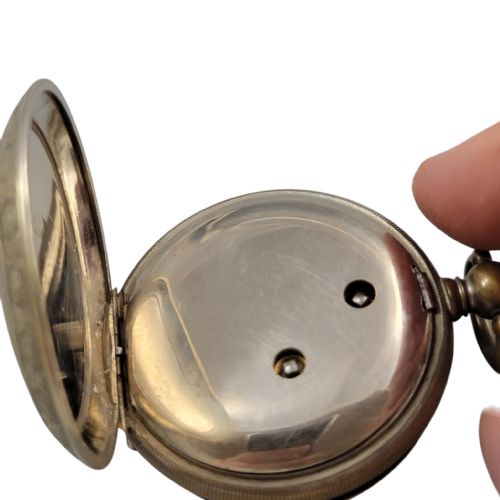 SWISS SILVER POCKET WATCH WITH OTTOMAN MILITARY ARMS AND CYRILLIC INSCRIPTION C 18821912 - ADDITIONAL PHOTO 6