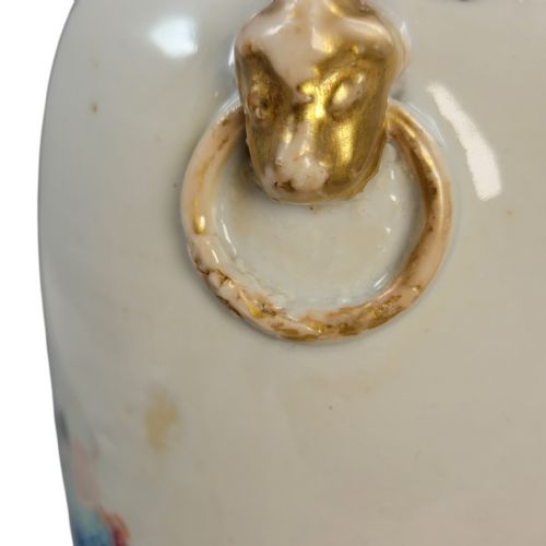 CHINESE FAMILLE ROSE VASE WITH MAGU AND SHOULAO JINGDEZHEN LATE QING C 1870 - ADDITIONAL PHOTO 12
