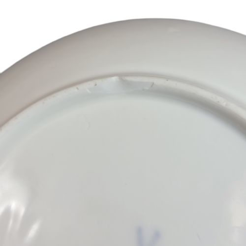 MEISSEN MARCOLINI PORCELAIN SAUCER WITH BLUE RIBBON BORDER C 17741814 - ADDITIONAL PHOTO 5