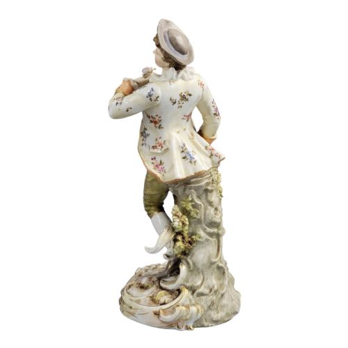 VOLKSTEDT FIGURE OF A YOUNG GALLANT TRIEBNER ENS ECKERT C 1880 - ADDITIONAL PHOTO 2