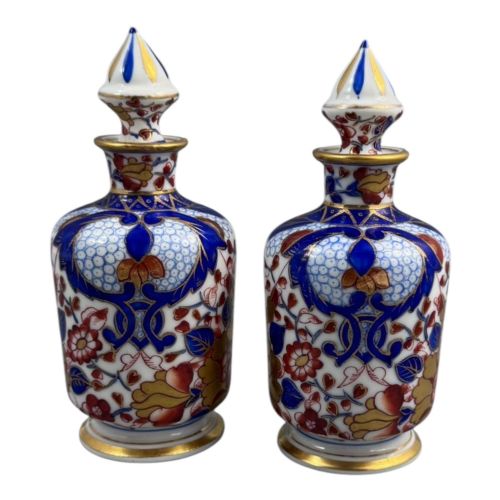 fig 5. Pair of Dresden porcelain perfume bottles in the Imari taste, c. 1890–1910