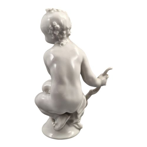 MEISSEN BLANC DE CHINE FIGURE OF AMOR PAUL SCHEURICH C19101924 - ADDITIONAL PHOTO 3