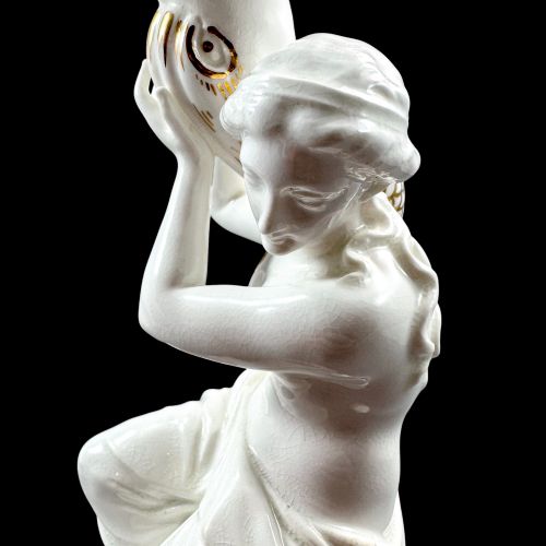 PAIR OF VICTORIAN PORCELAIN FIGURAL CANDLESTICKS POSSIBLY SUTHERLAND SONS STAFFORDSHIRE - ADDITIONAL PHOTO 14
