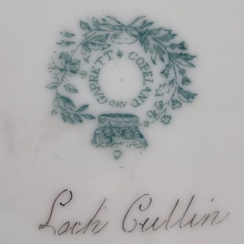 COPELAND GARRETT PAIR OF SCOTTISH VIEWS DISHES PATTERN 5750 C18331847 - ADDITIONAL PHOTO 5