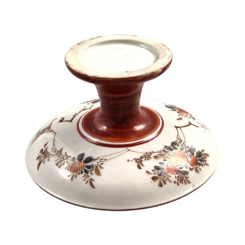JAPANESE KUTANI PORCELAIN TEAPOT WITH VASE STAND MEIJI PERIOD C1890 - ADDITIONAL PHOTO 4