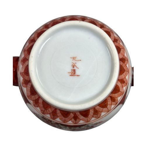 JAPANESE KUTANI PORCELAIN TEAPOT WITH VASE STAND MEIJI PERIOD C1890 - ADDITIONAL PHOTO 7