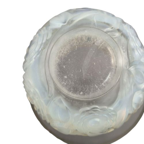 FRENCH LALIQUE OPALESCENT RENONCULES VASE MID20TH CENTURY - ADDITIONAL PHOTO 6