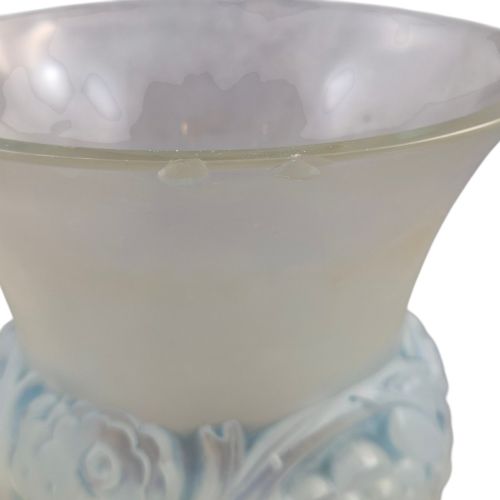 FRENCH LALIQUE OPALESCENT RENONCULES VASE MID20TH CENTURY - ADDITIONAL PHOTO 8
