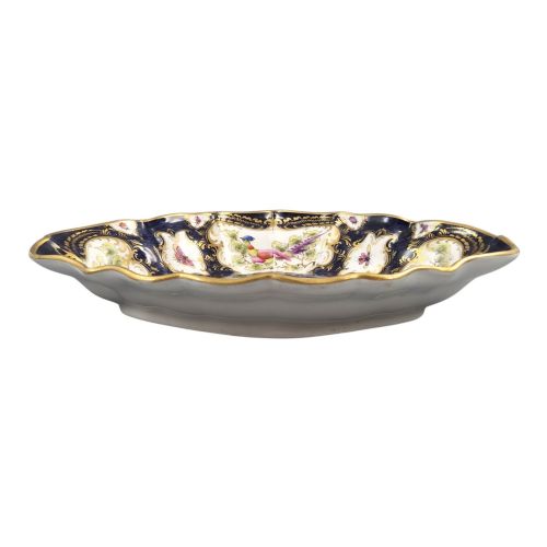 ROYAL WORCESTER BLUE SCALE DESSERT DISH PATTERN 2525 1901 - ADDITIONAL PHOTO 7