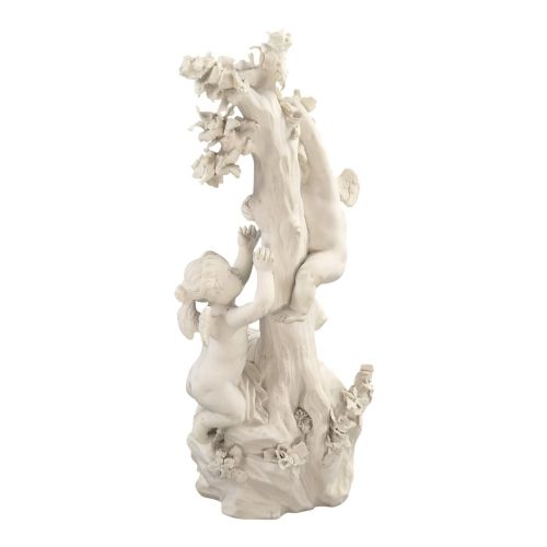 DERBY BISCUIT FIGURE AIR FROM THE FOUR ELEMENTS MODEL NO 48 C1773 - ADDITIONAL PHOTO 2
